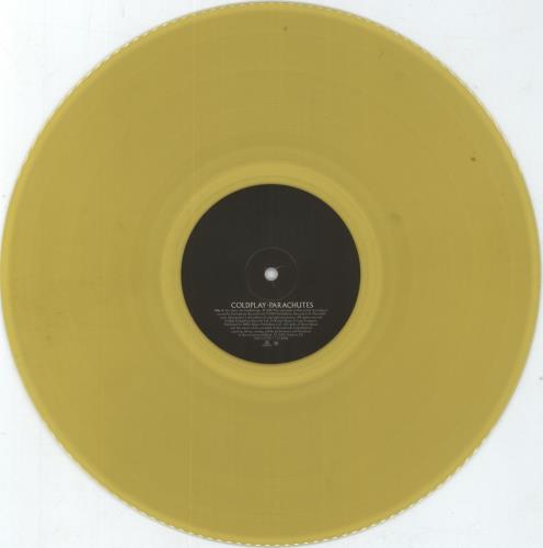 Coldplay Parachutes - Yellow Vinyl UK vinyl LP album (LP